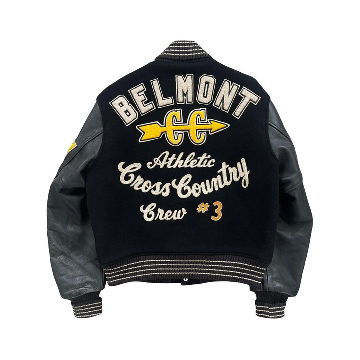 Classic Letterman Premium Varsity Jacket – Wool Body & Leather Sleeves