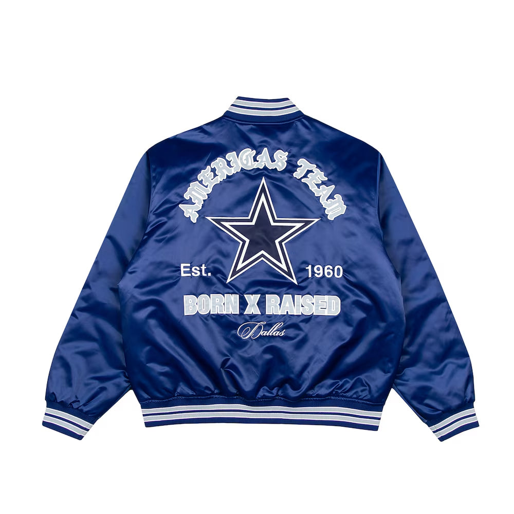 Unisex Dallas Cowboys Born x Raised Navy Full-Snap Stadium Jacket