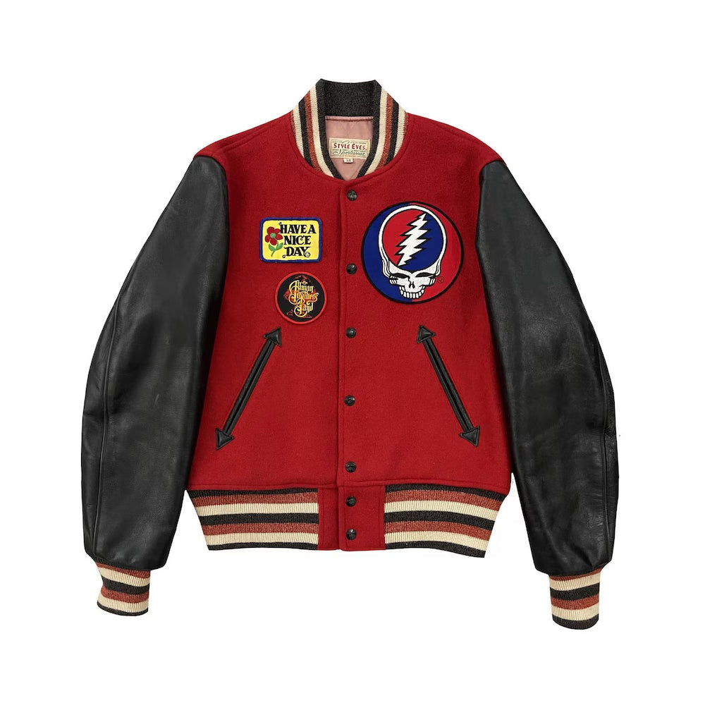 Classic Letterman Premium Varsity Jacket – Wool Body & Leather Sleeves