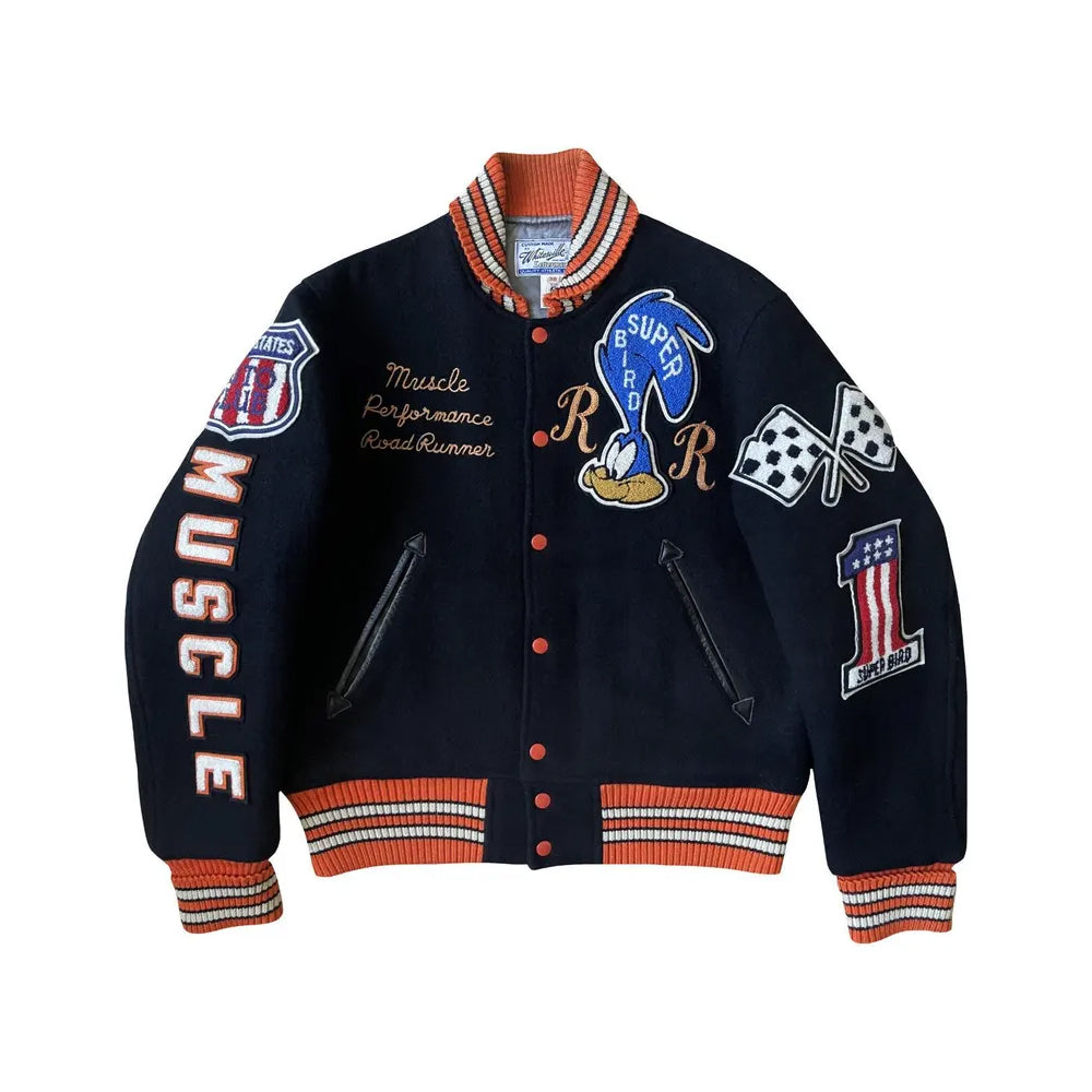 Classic Letterman Premium Varsity Jacket – Wool Body & Leather Sleeves