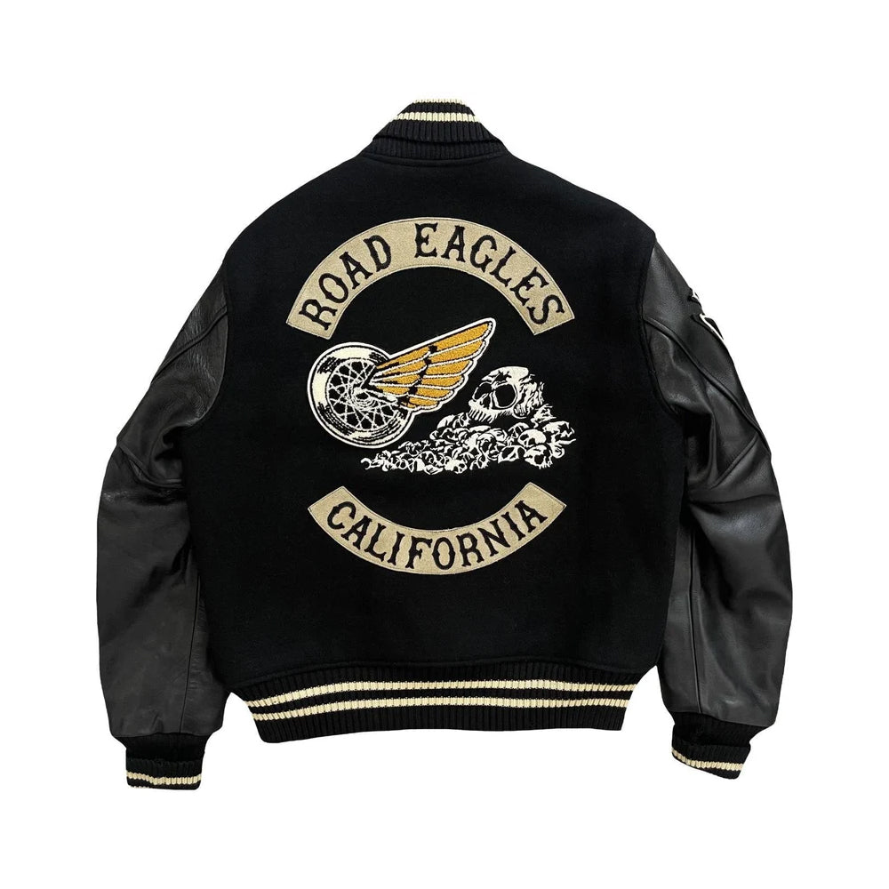 Classic Letterman Premium Varsity Jacket – Wool Body & Leather Sleeves