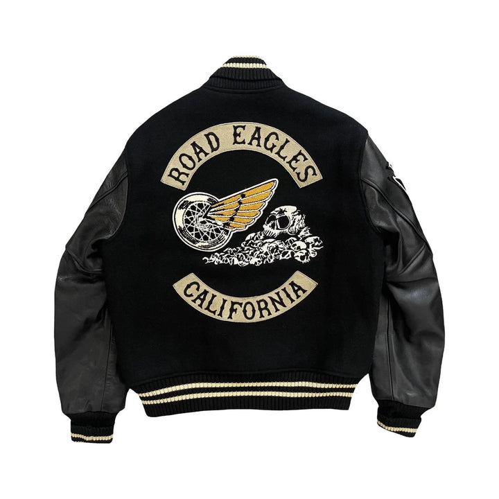 Classic Letterman Premium Varsity Jacket – Wool Body & Leather Sleeves