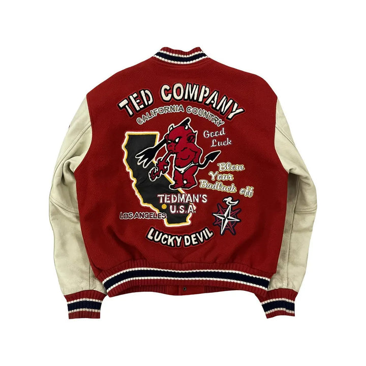Classic Letterman Premium Varsity Jacket – Wool Body & Leather Sleeves