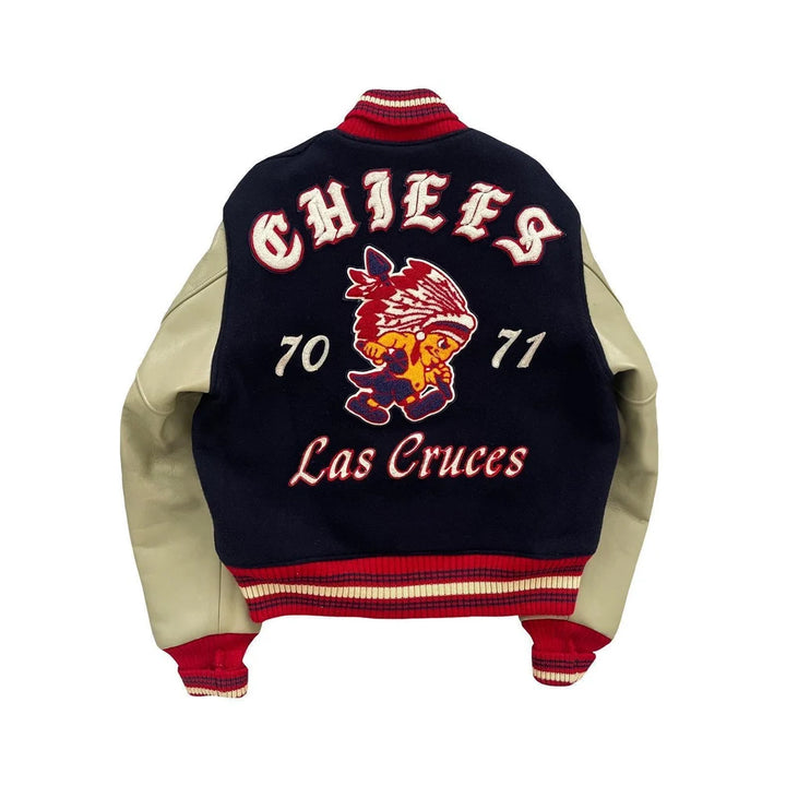 Classic Letterman Premium Varsity Jacket – Wool Body & Leather Sleeves
