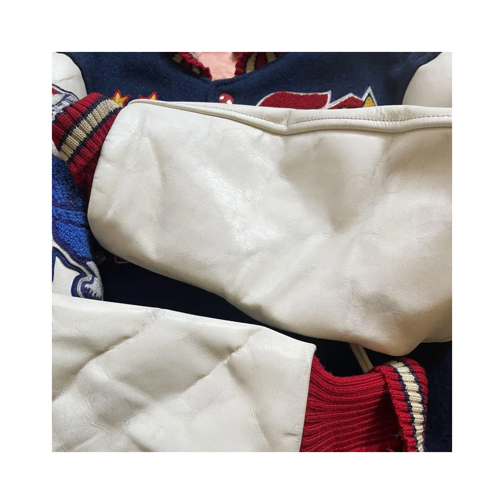 Classic Letterman Premium Varsity Jacket – Wool Body & Leather Sleeves