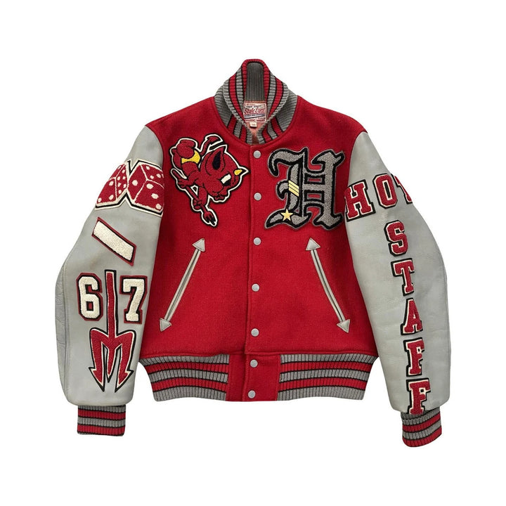 Classic Letterman Premium Varsity Jacket – Wool Body & Leather Sleeves