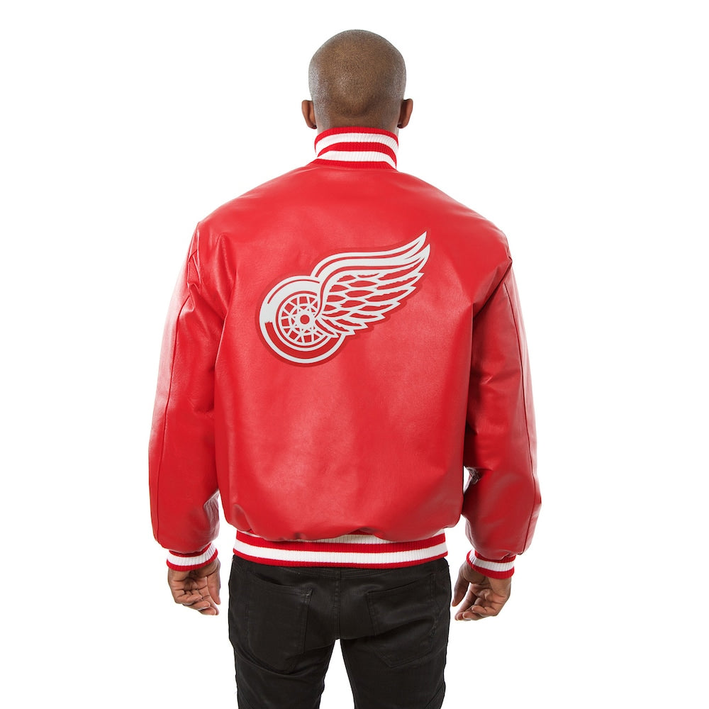 Men's Detroit Red Wings JH Design Red Jacket
