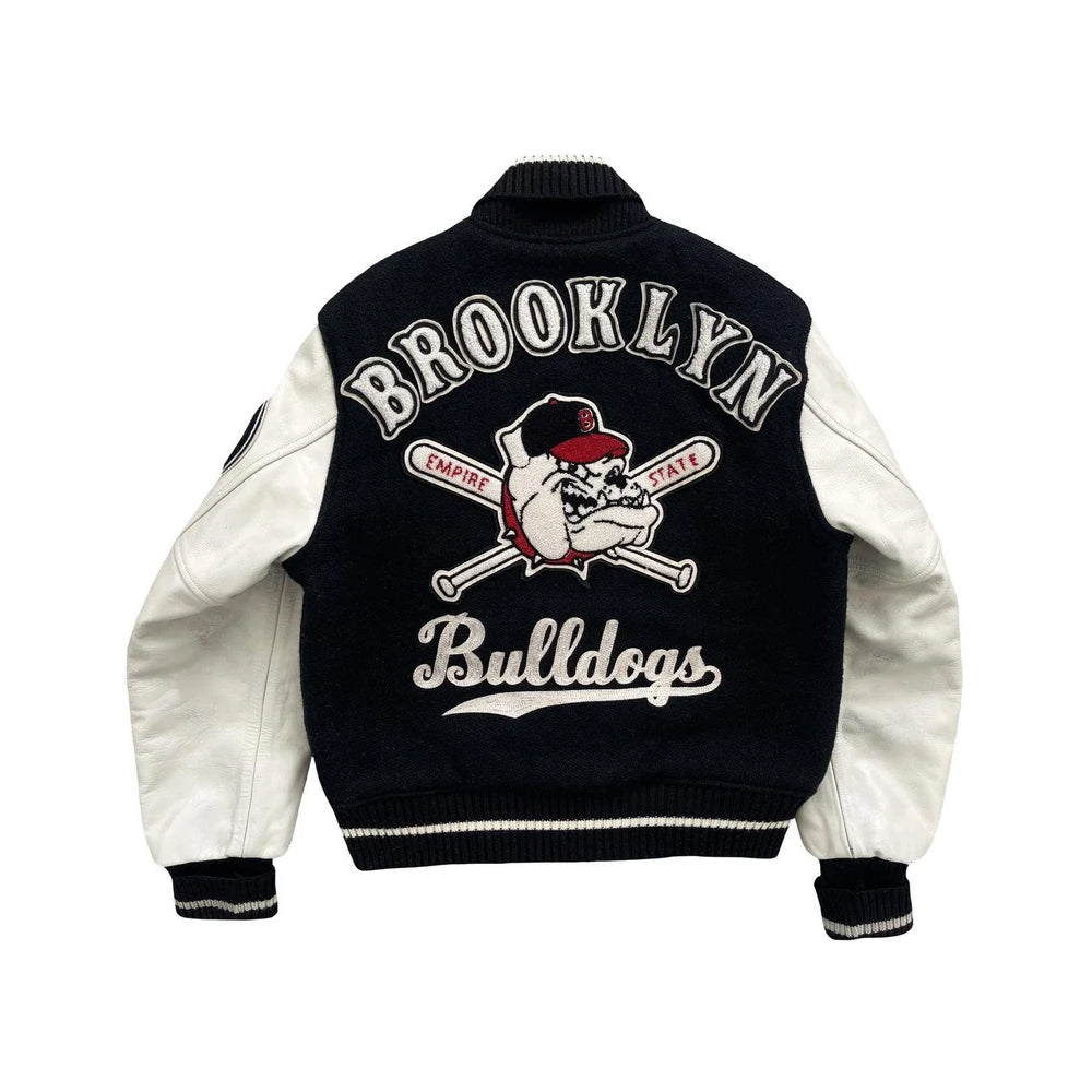 Classic Letterman Premium Varsity Jacket – Wool Body & Leather Sleeves