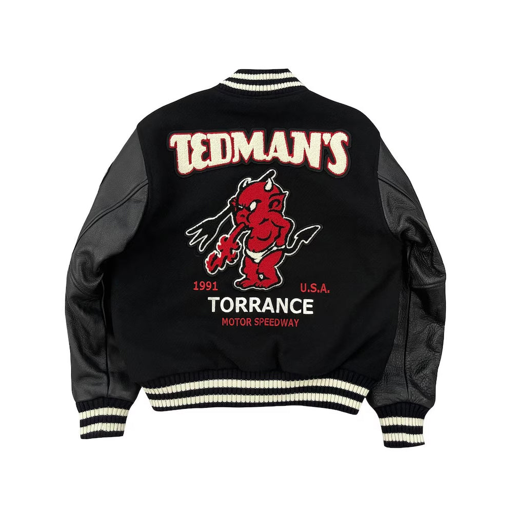Classic Letterman Premium Varsity Jacket – Wool Body & Leather Sleeves