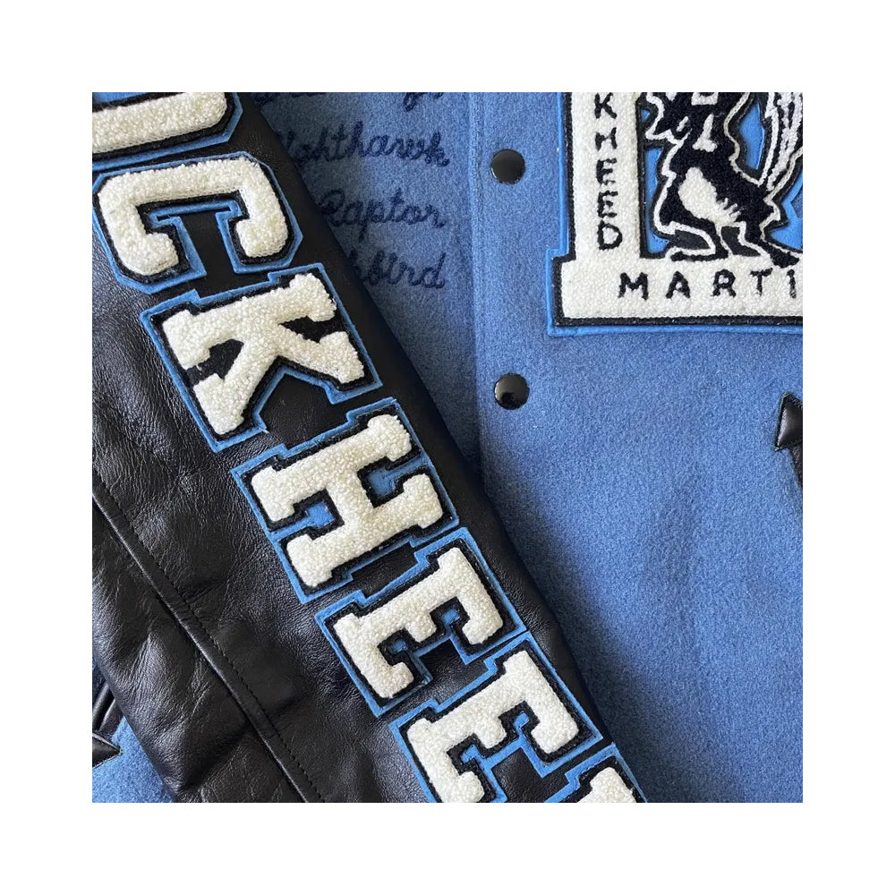 Classic Letterman Premium Varsity Jacket – Wool Body & Leather Sleeves