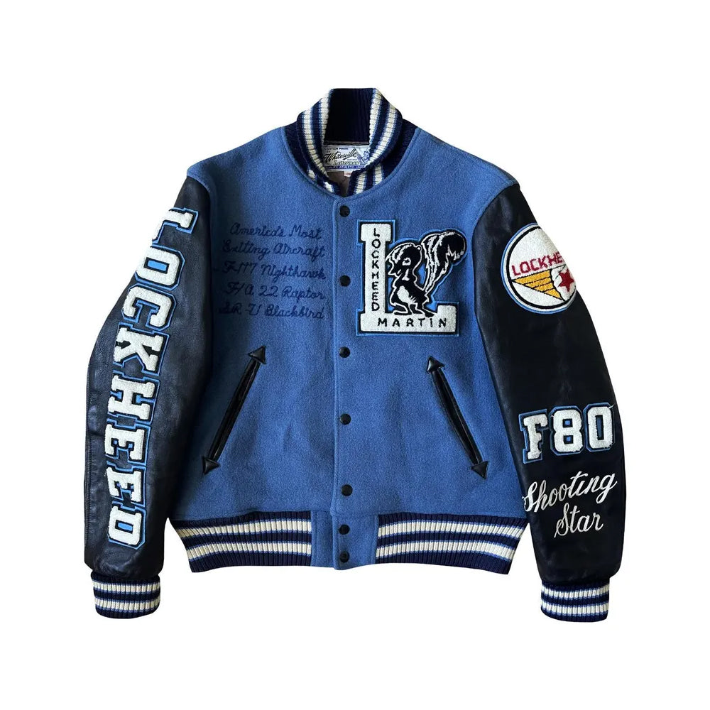 Classic Letterman Premium Varsity Jacket – Wool Body & Leather Sleeves