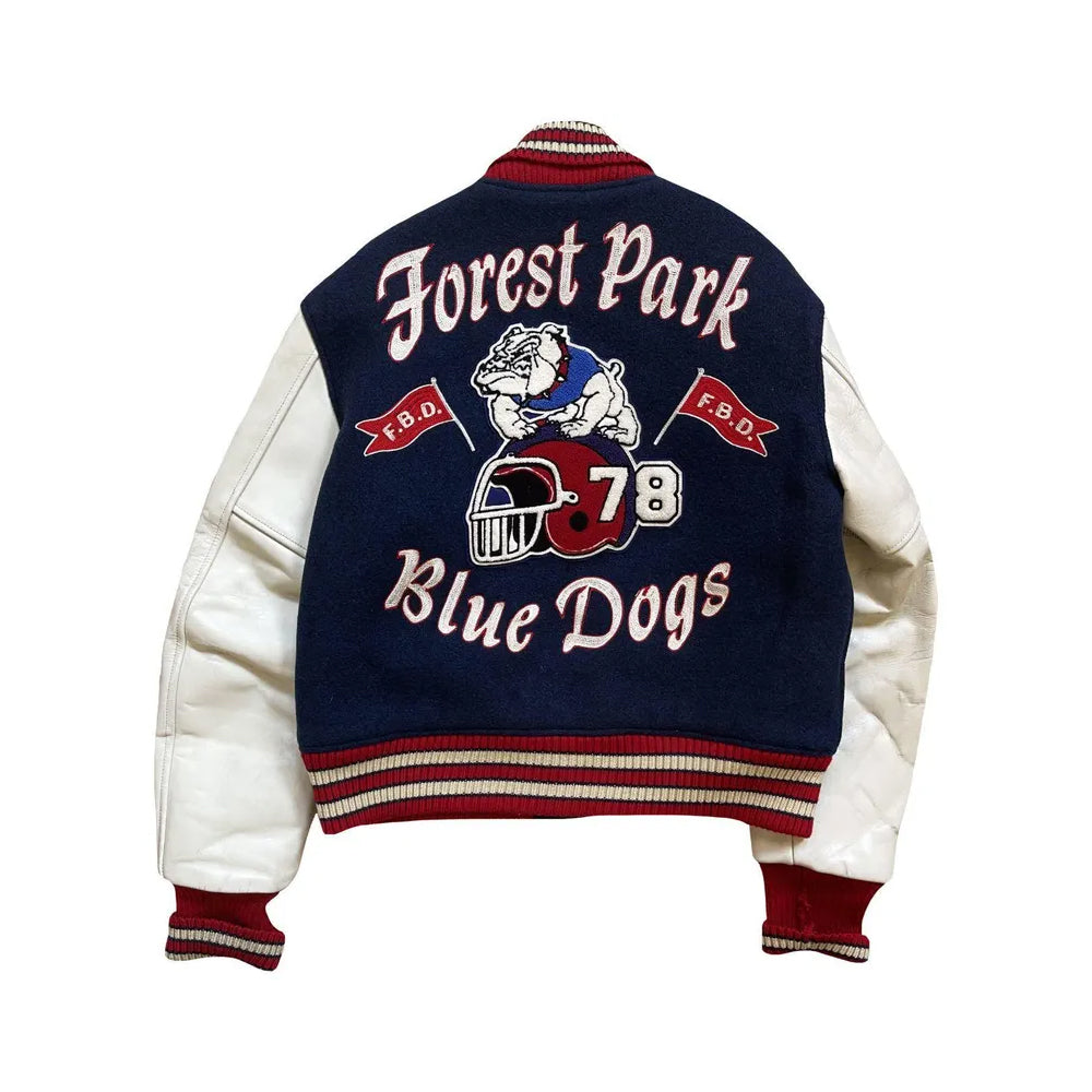 Classic Letterman Premium Varsity Jacket – Wool Body & Leather Sleeves