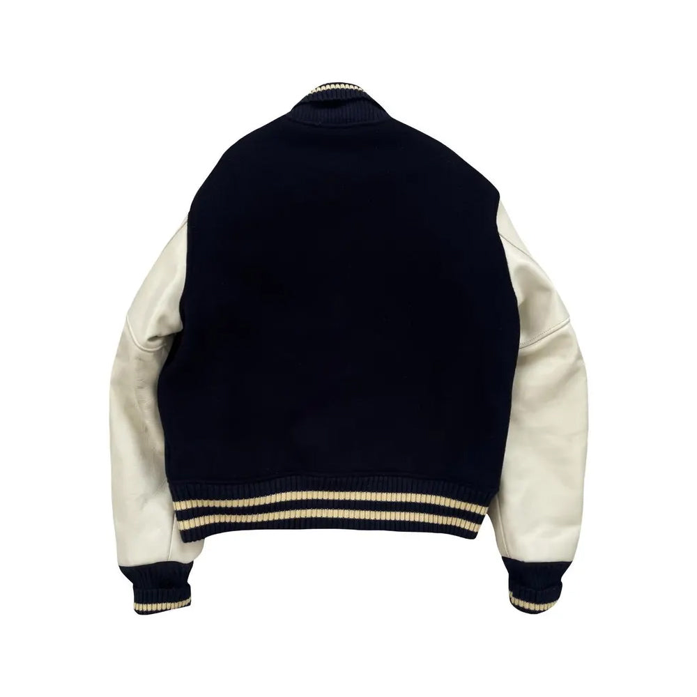 Classic Letterman Premium Varsity Jacket – Wool Body & Leather Sleeves