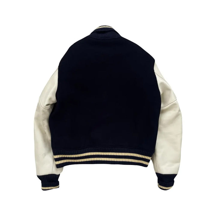 Classic Letterman Premium Varsity Jacket – Wool Body & Leather Sleeves