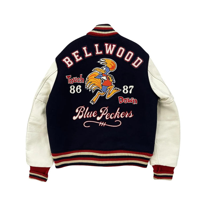 Classic Letterman Premium Varsity Jacket – Wool Body & Leather Sleeves