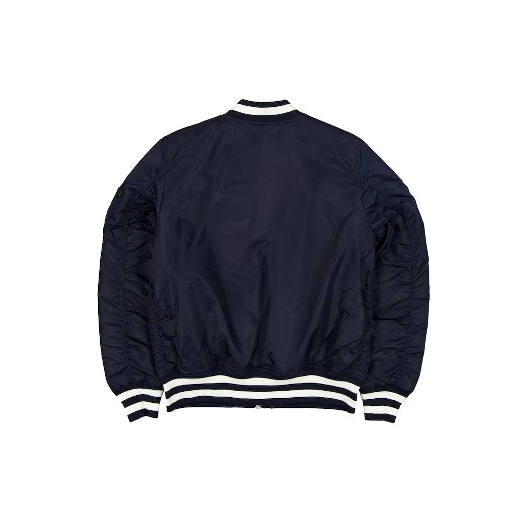 Men's Dallas Cowboys New Era x Alpha Industries Navy MA-1 Full-Zip Bomber Jacket