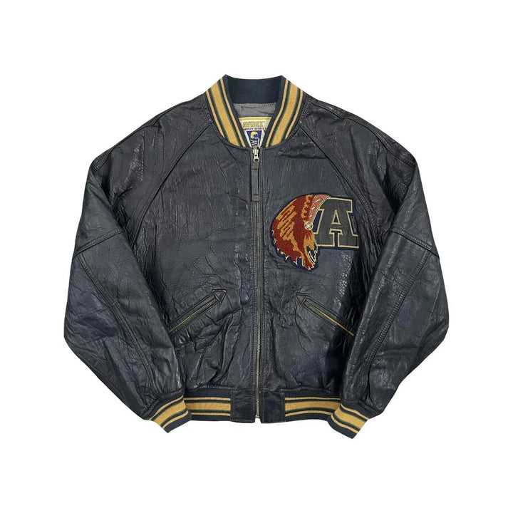 Classic Letterman Premium Varsity Jacket – Wool Body & Leather Sleeves