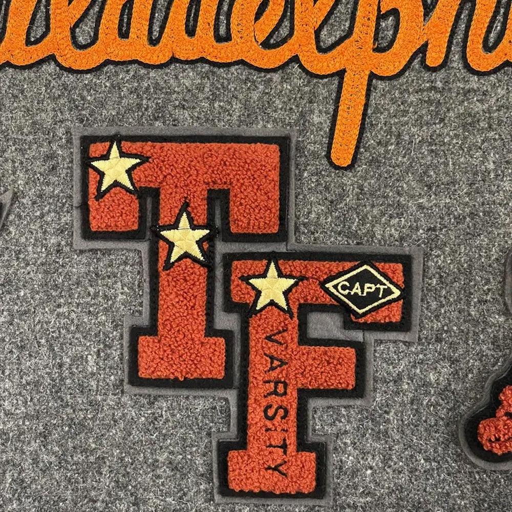 Classic Letterman Premium Varsity Jacket – Wool Body & Leather Sleeves