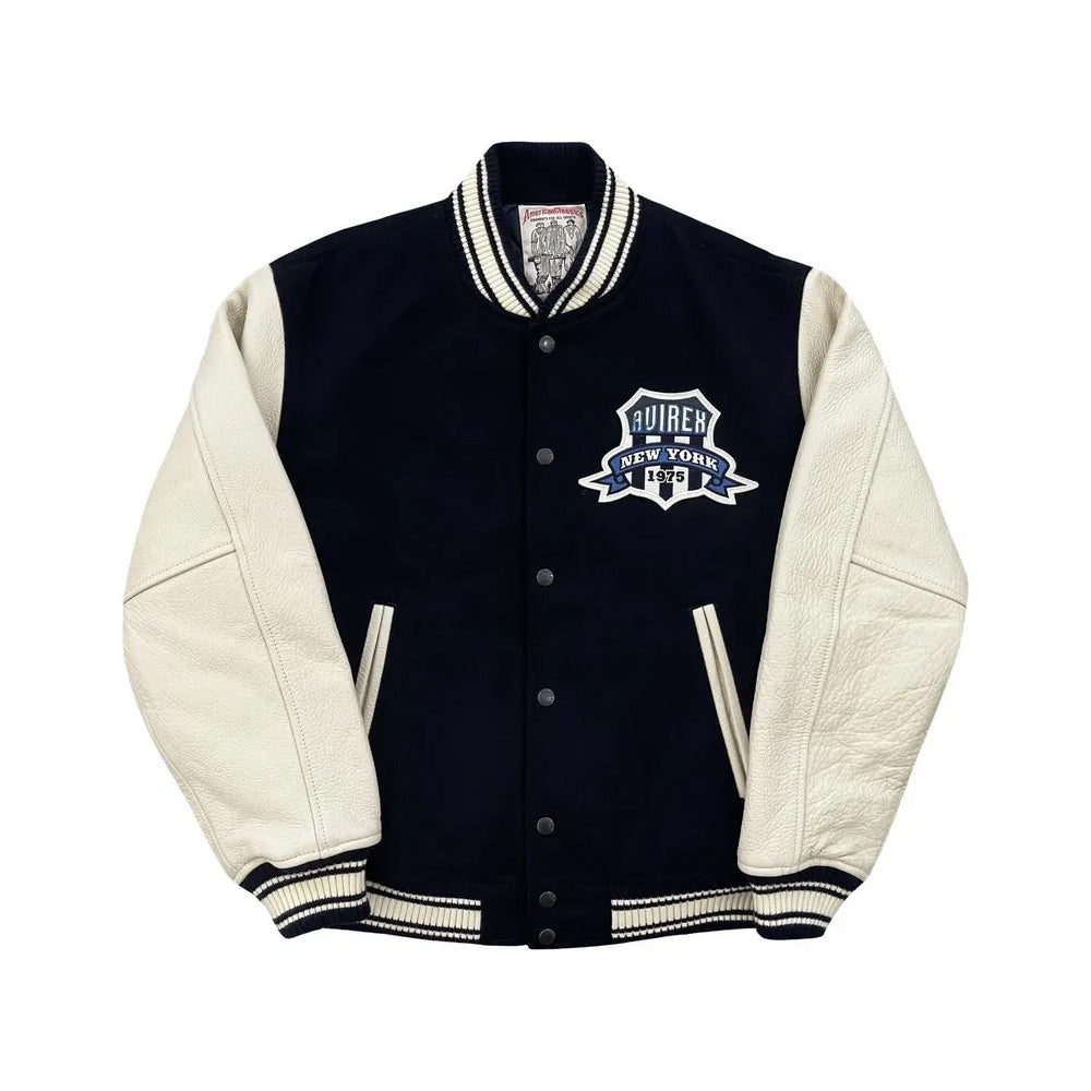 Classic Letterman Premium Varsity Jacket – Wool Body & Leather Sleeves