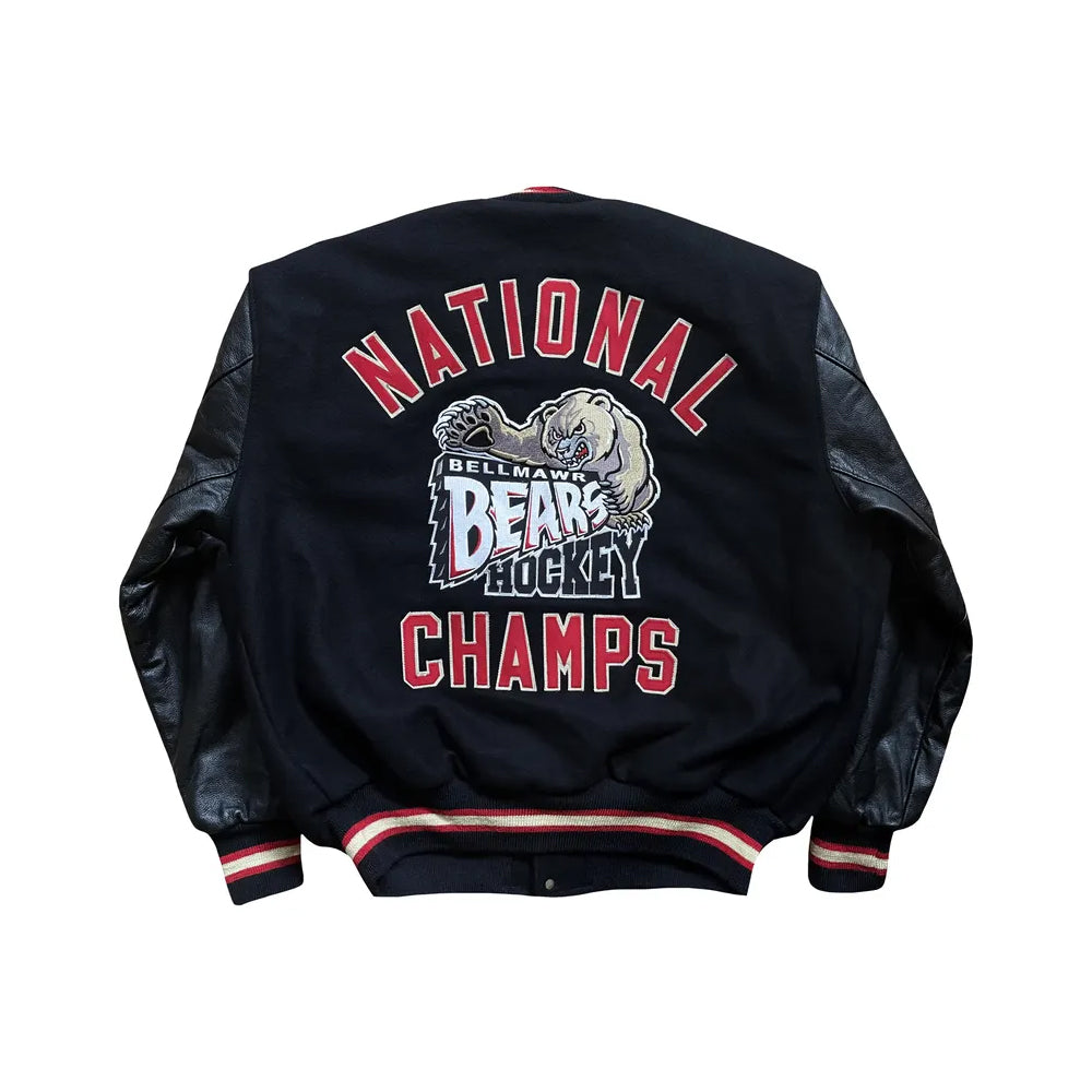 Classic Letterman Premium Varsity Jacket – Wool Body & Leather Sleeves