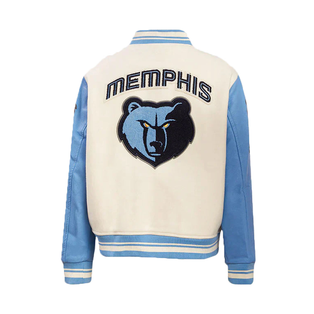 Memphis Grizzlies Women's Rib Wool Varsity Jacket