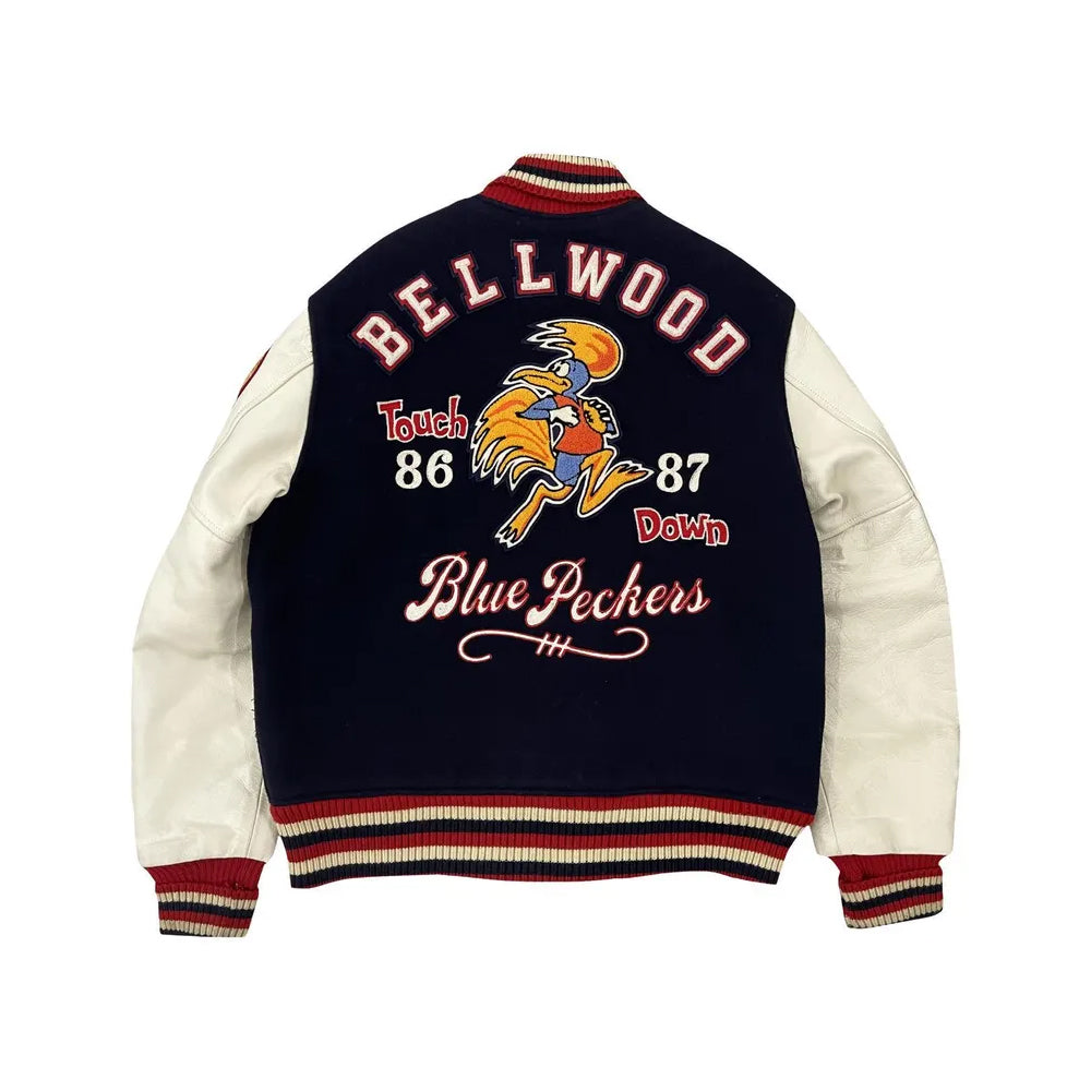 Classic Letterman Premium Varsity Jacket – Wool Body & Leather Sleeves
