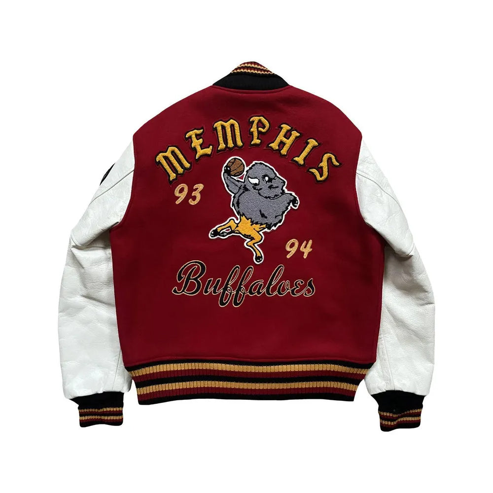 Classic Letterman Premium Varsity Jacket – Wool Body & Leather Sleeves