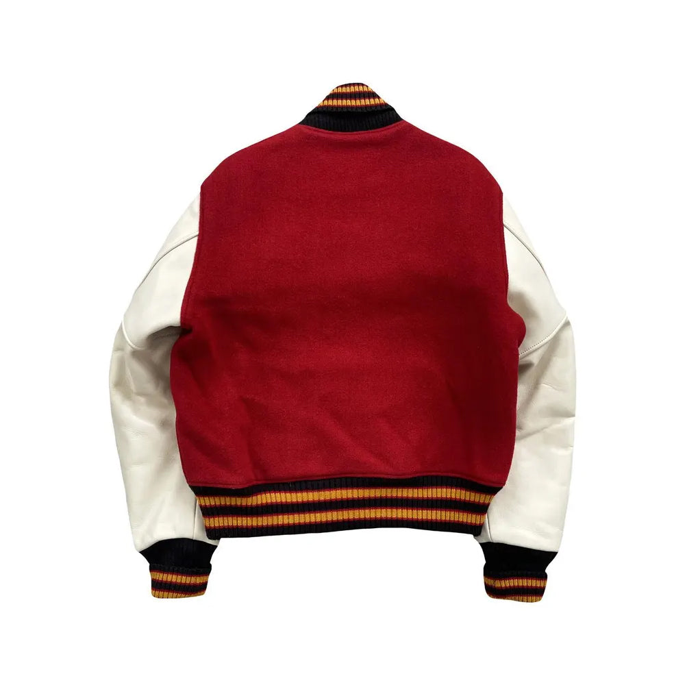 Classic Letterman Premium Varsity Jacket – Wool Body & Leather Sleeves