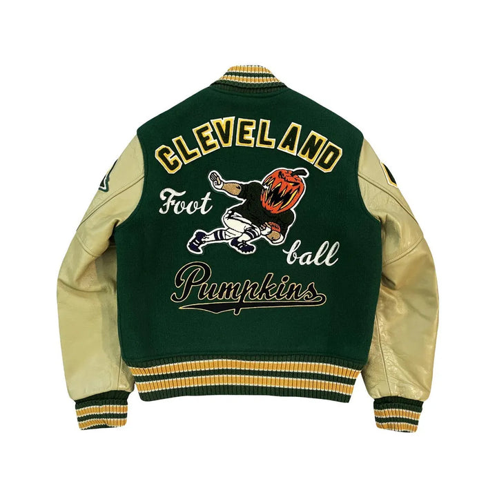 Classic Letterman Premium Varsity Jacket – Wool Body & Leather Sleeves