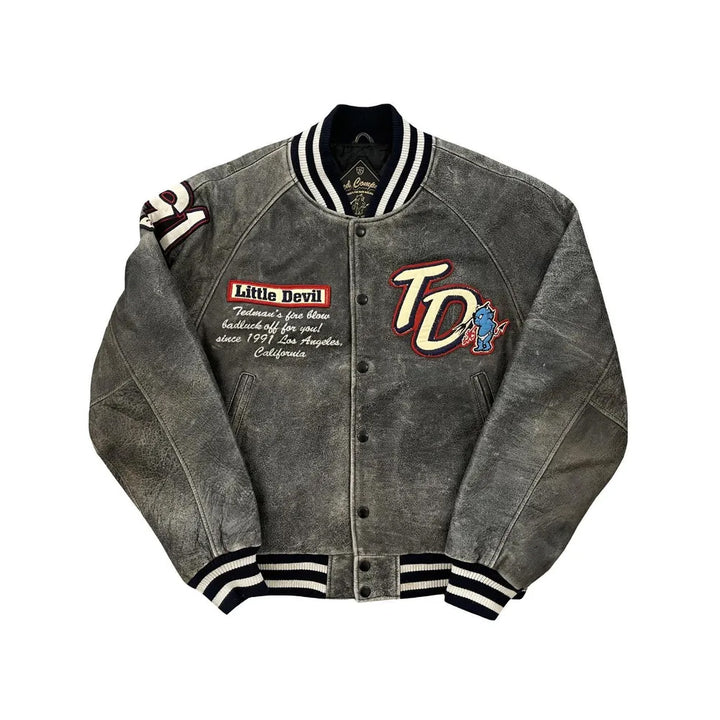 Classic Letterman Premium Varsity Jacket – Wool Body & Leather Sleeves