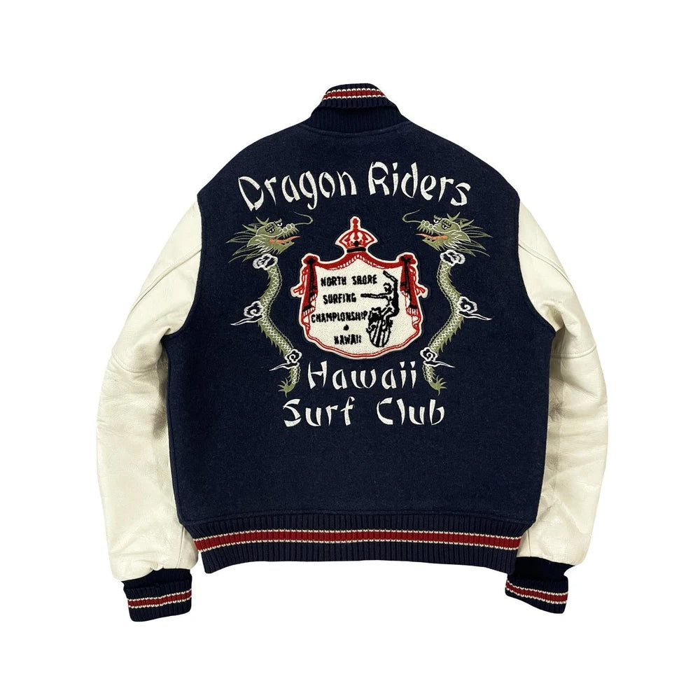 Classic Letterman Premium Varsity Jacket – Wool Body & Leather Sleeves