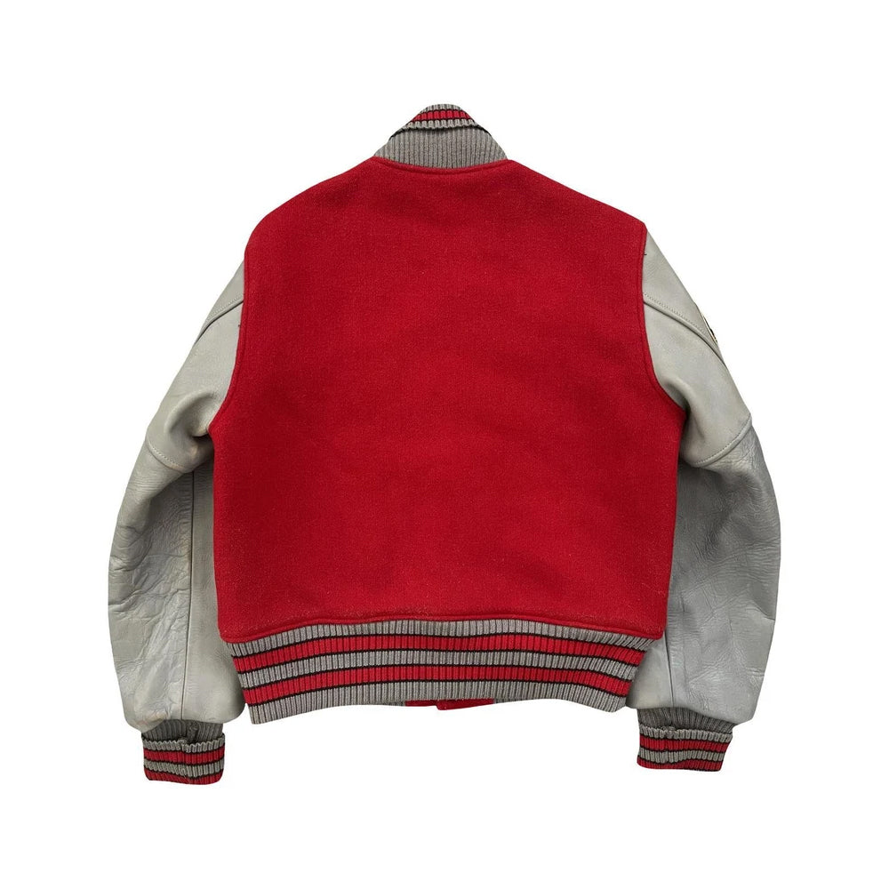 Classic Letterman Premium Varsity Jacket – Wool Body & Leather Sleeves