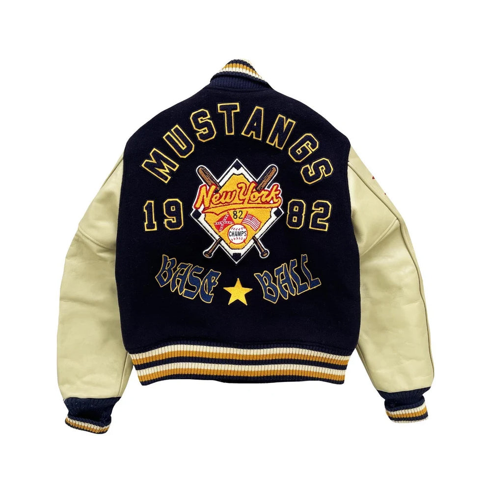 Classic Letterman Premium Varsity Jacket – Wool Body & Leather Sleeves