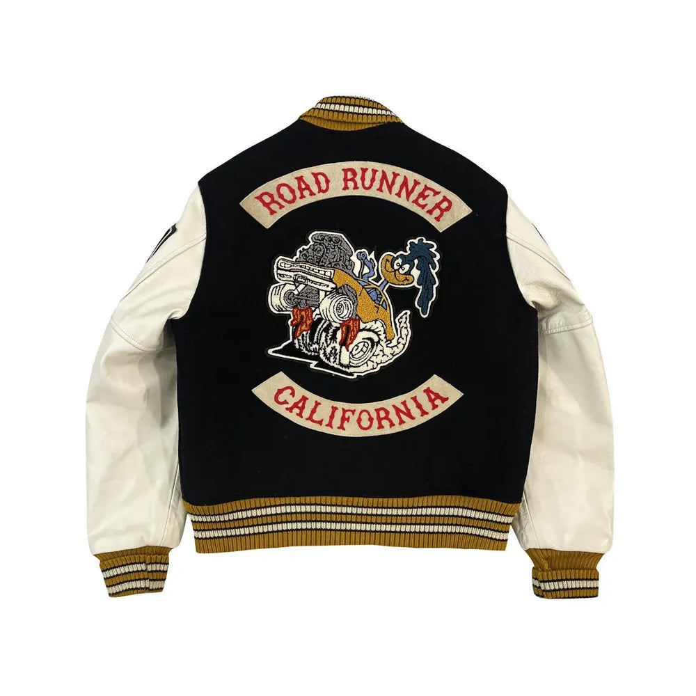 Classic Letterman Premium Varsity Jacket – Wool Body & Leather Sleeves