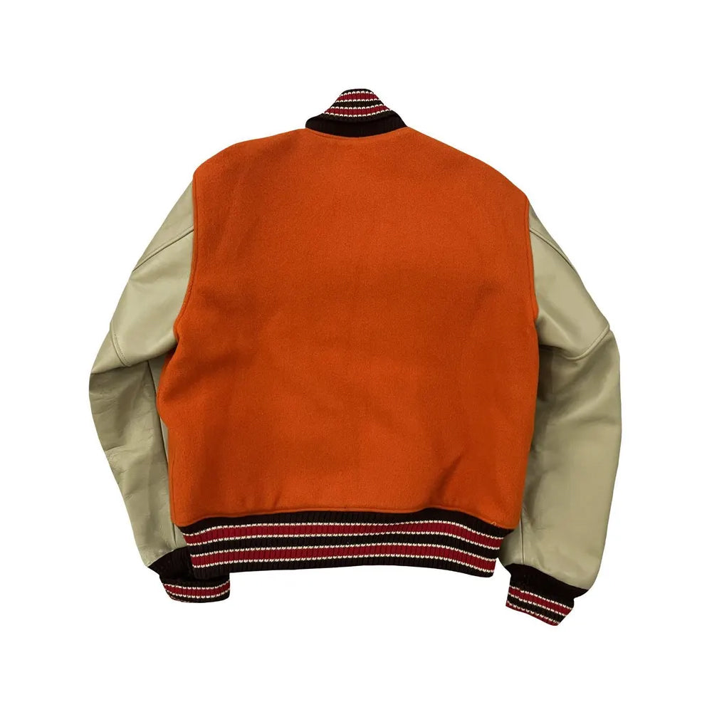 Classic Letterman Premium Varsity Jacket – Wool Body & Leather Sleeves