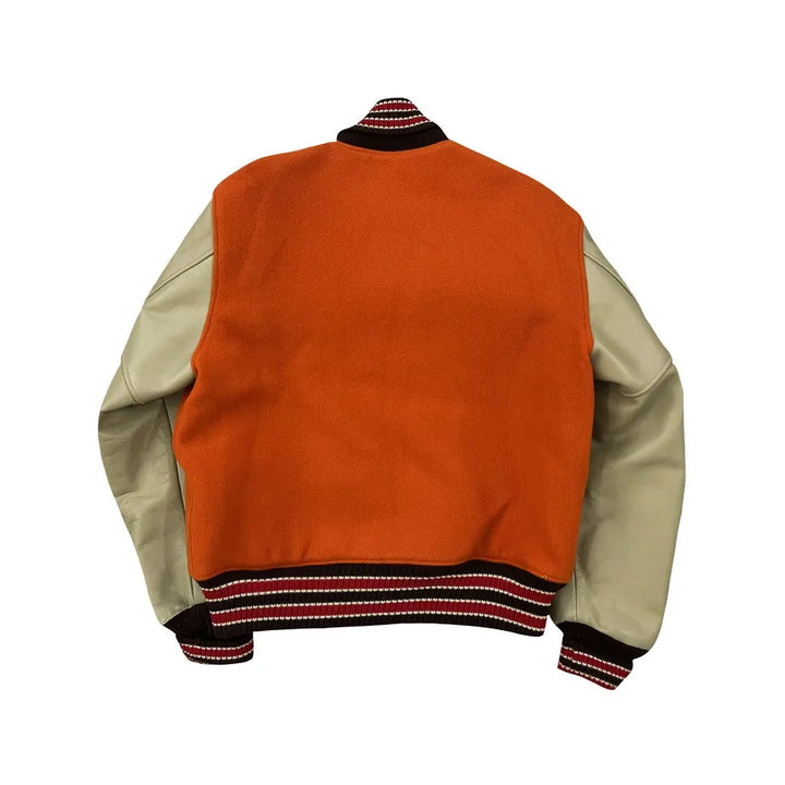 Classic Letterman Premium Varsity Jacket – Wool Body & Leather Sleeves