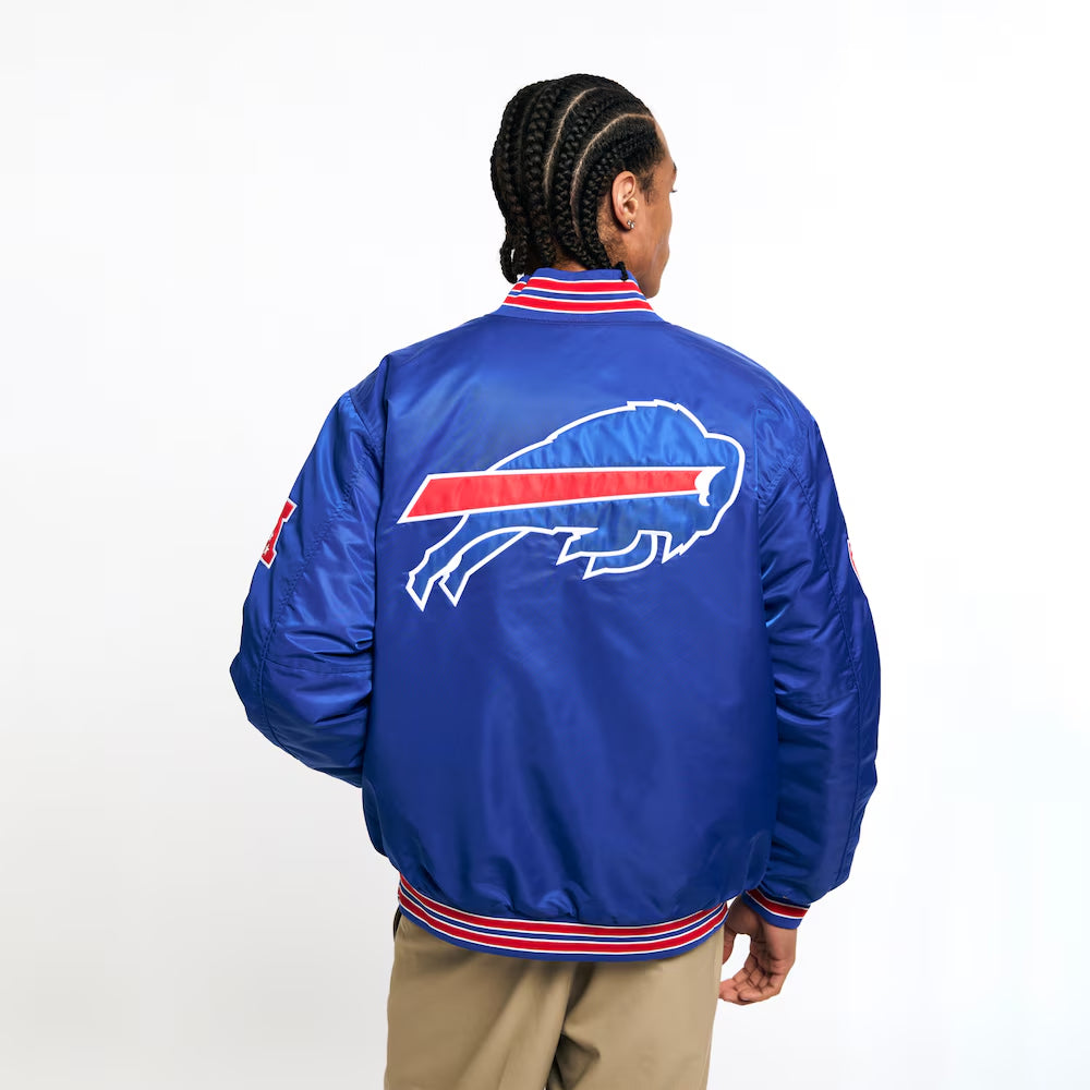 Unisex Buffalo Bills Golf Wang Royal Full-Snap Bomber Jacket