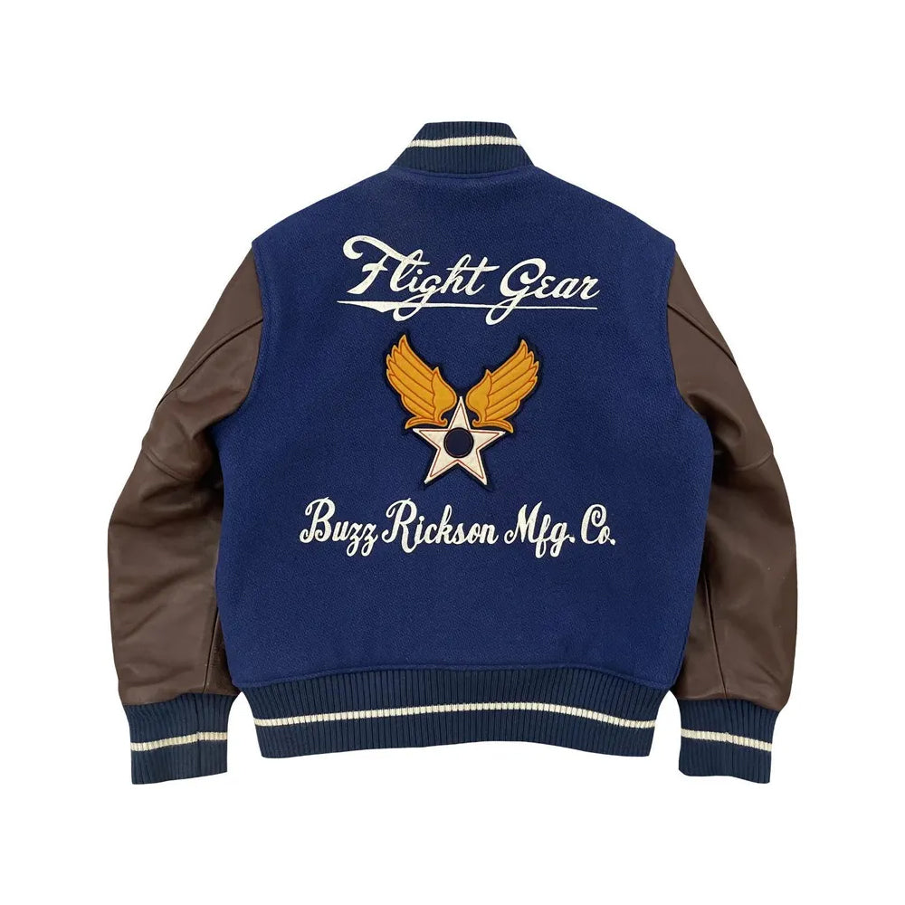 Classic Letterman Premium Varsity Jacket – Wool Body & Leather Sleeves