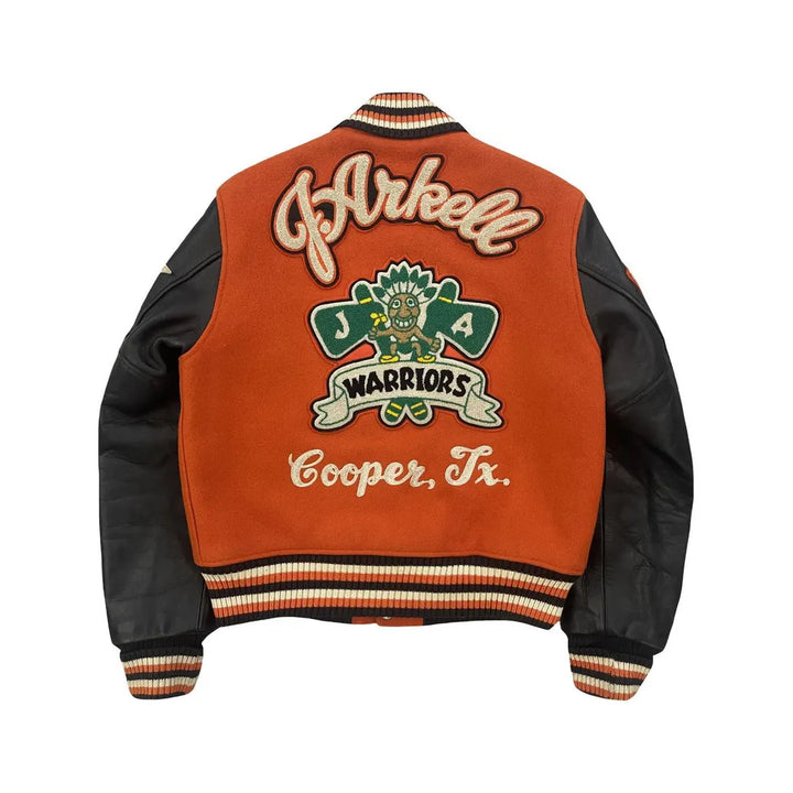 Classic Letterman Premium Varsity Jacket – Wool Body & Leather Sleeves