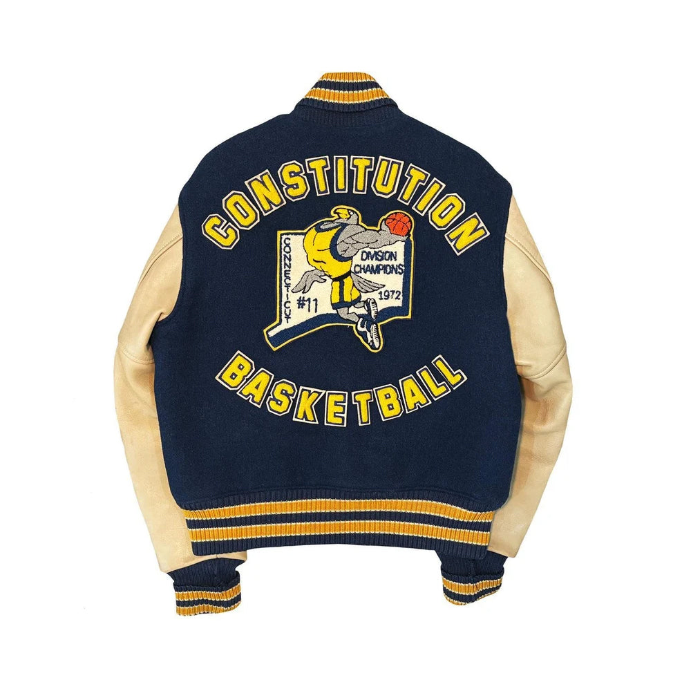 Classic Letterman Premium Varsity Jacket – Wool Body & Leather Sleeves