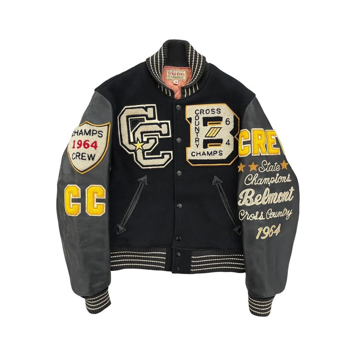 Classic Letterman Premium Varsity Jacket – Wool Body & Leather Sleeves