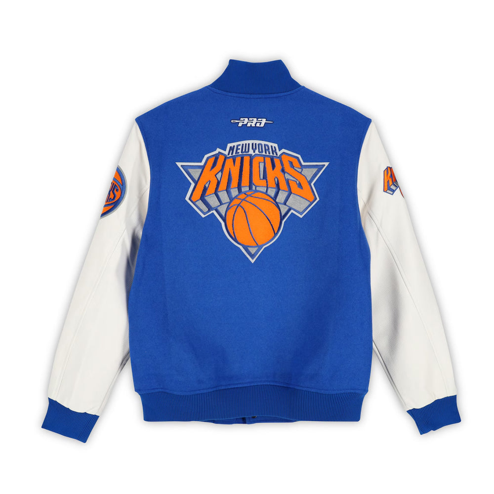 Karl-Anthony Towns New York Wool Varsity Full-Zip Jacket