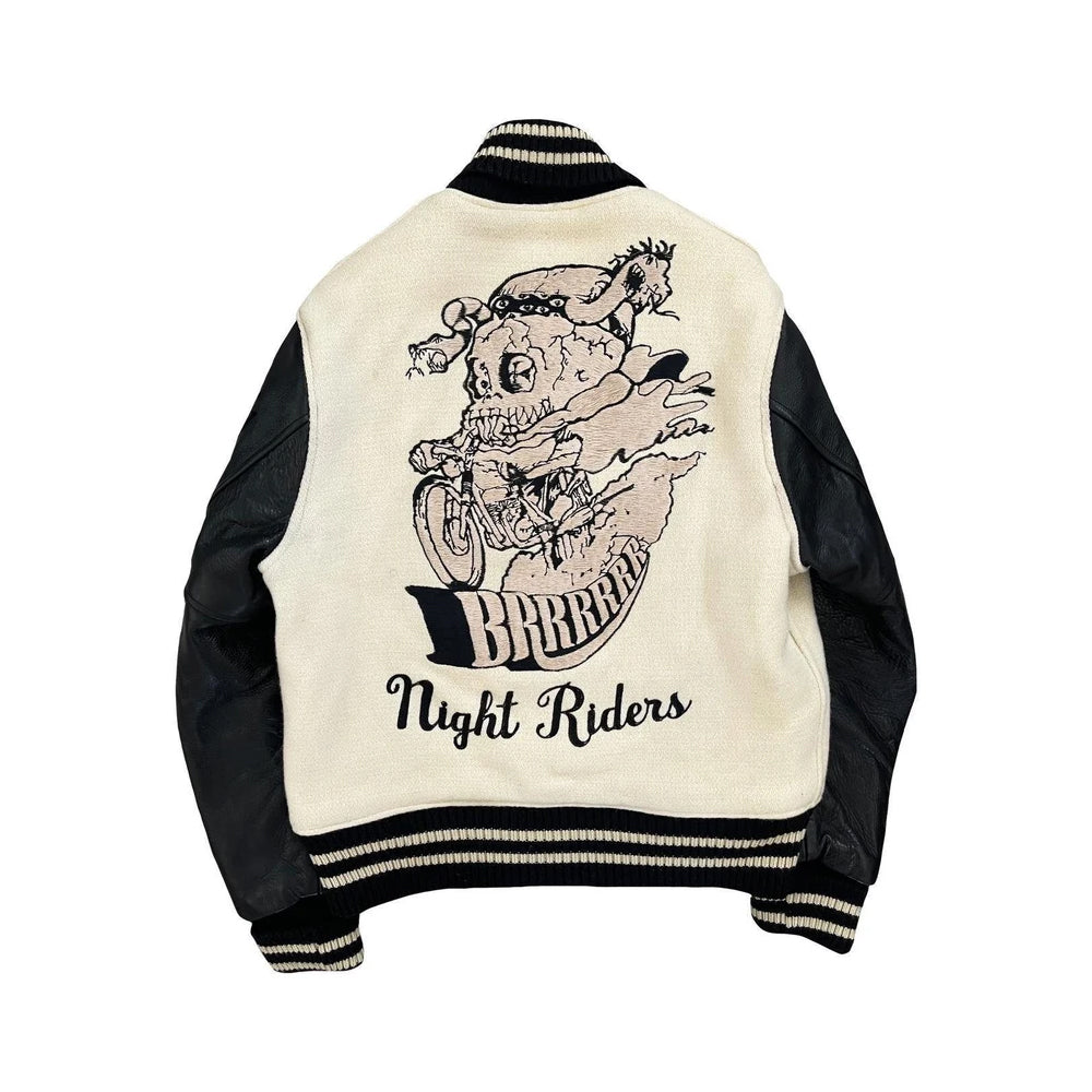 Classic Letterman Premium Varsity Jacket – Wool Body & Leather Sleeves