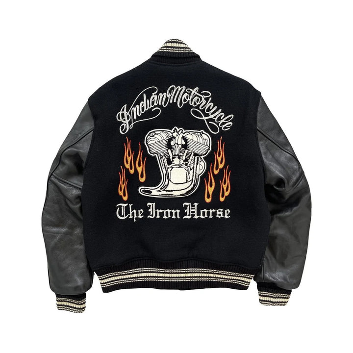 Classic Letterman Premium Varsity Jacket – Wool Body & Leather Sleeves