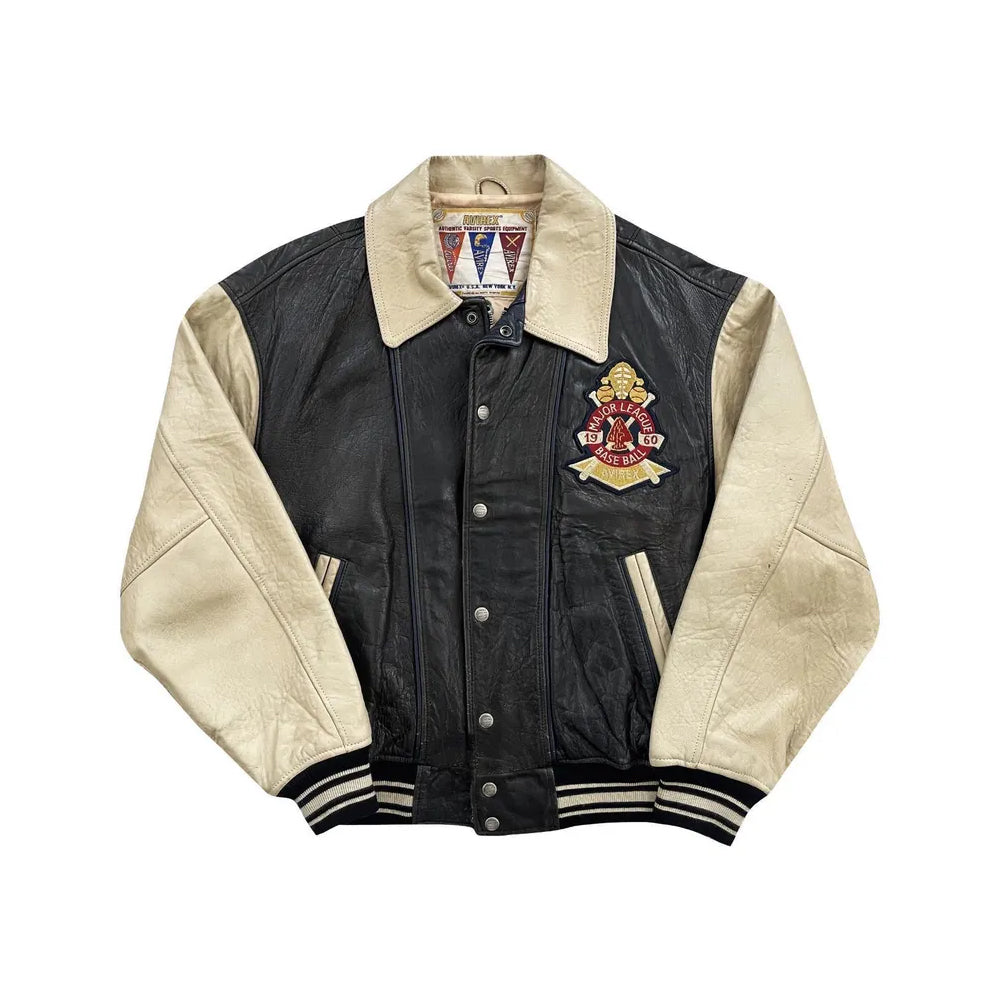 Classic Letterman Premium Varsity Jacket – Wool Body & Leather Sleeves