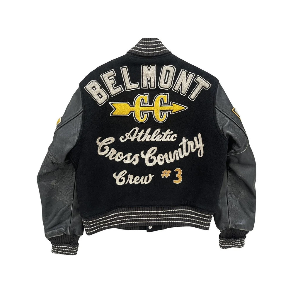 Classic Letterman Premium Varsity Jacket – Wool Body & Leather Sleeves