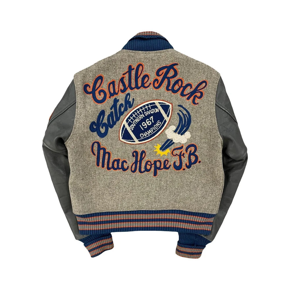 Classic Letterman Premium Varsity Jacket – Wool Body & Leather Sleeves