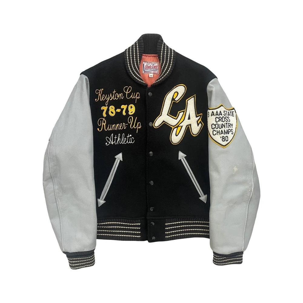 Classic Letterman Premium Varsity Jacket – Wool Body & Leather Sleeves