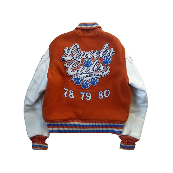 Classic Letterman Premium Varsity Jacket – Wool Body & Leather Sleeves