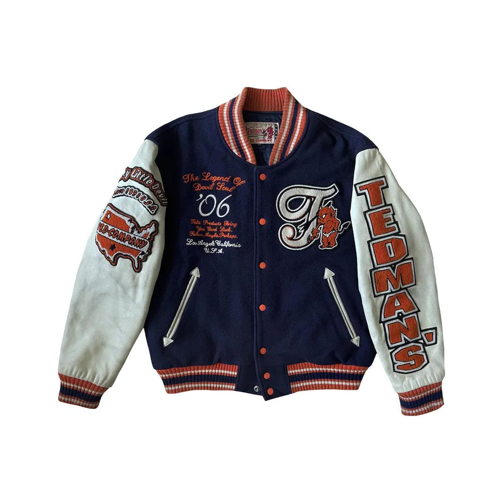 Classic Letterman Premium Varsity Jacket – Wool Body & Leather Sleeves